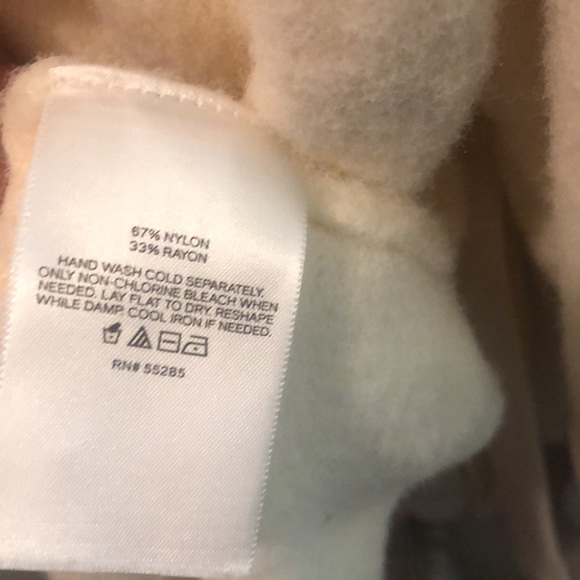 Express Beautiful & Classy Pearl Trim Crew Neck Sweater- Swan Color SZ L - Picture 4 of 4